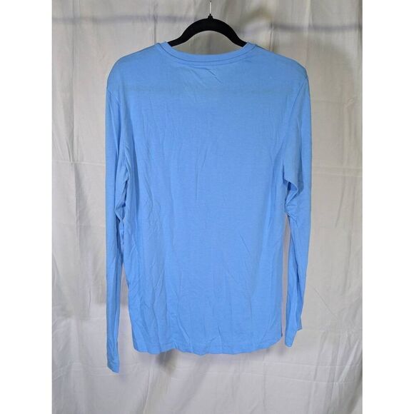 Athletic Works Blue Tri-Blend Active T-Shirt with Long Sleeves Men's Size Small - Picture 2 of 5